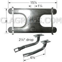 stainless steel burner for Charmglow model 543B