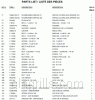 Parts list for model: 956-24 (Regal 20)