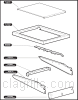 Exploded parts diagram for model: Side-Shelf-DPA153