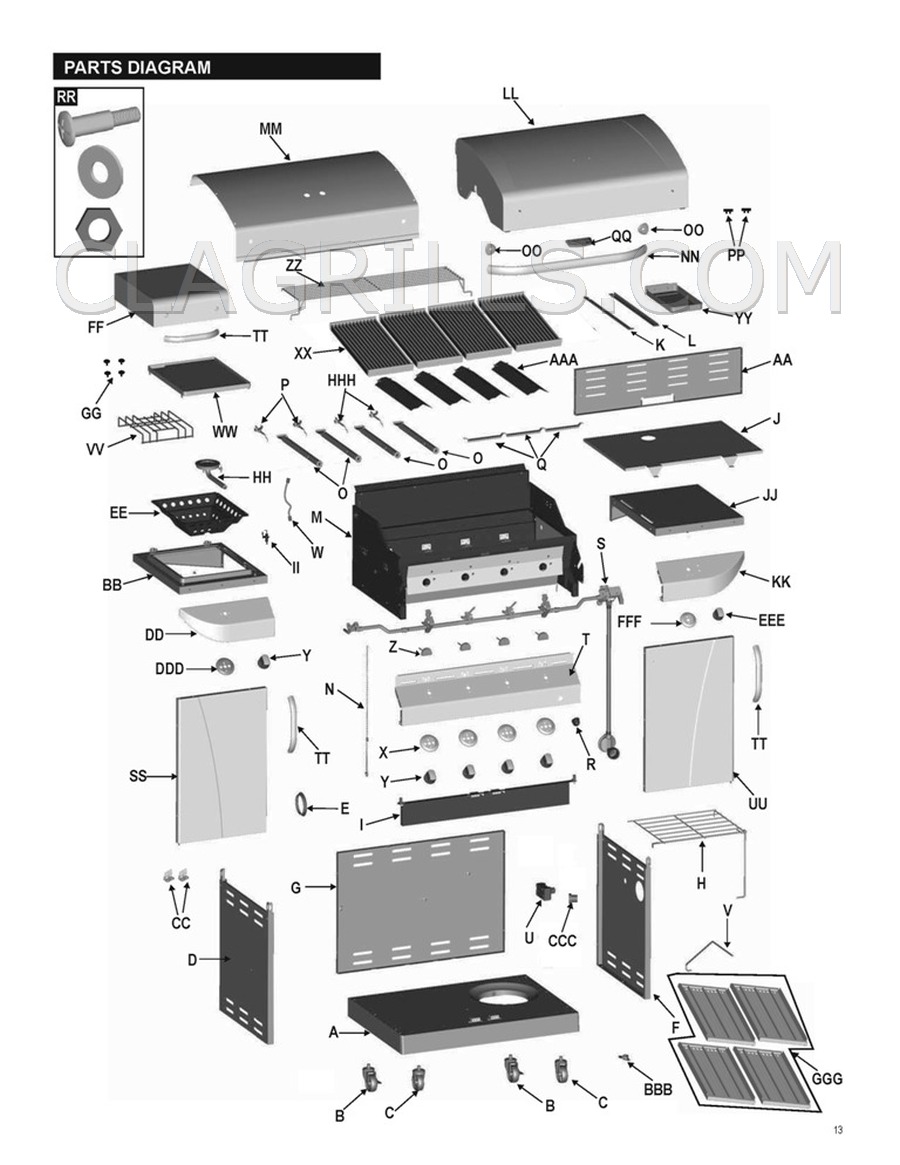 Charbroil 463247311 Commercial Infrared Parts FREE USA Shipping