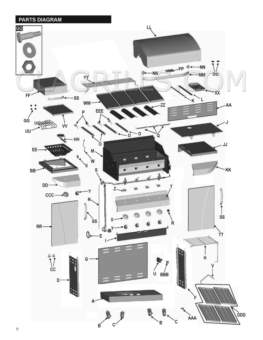 Charbroil 463247512 Commercial Infrared Parts FREE SHIPPING