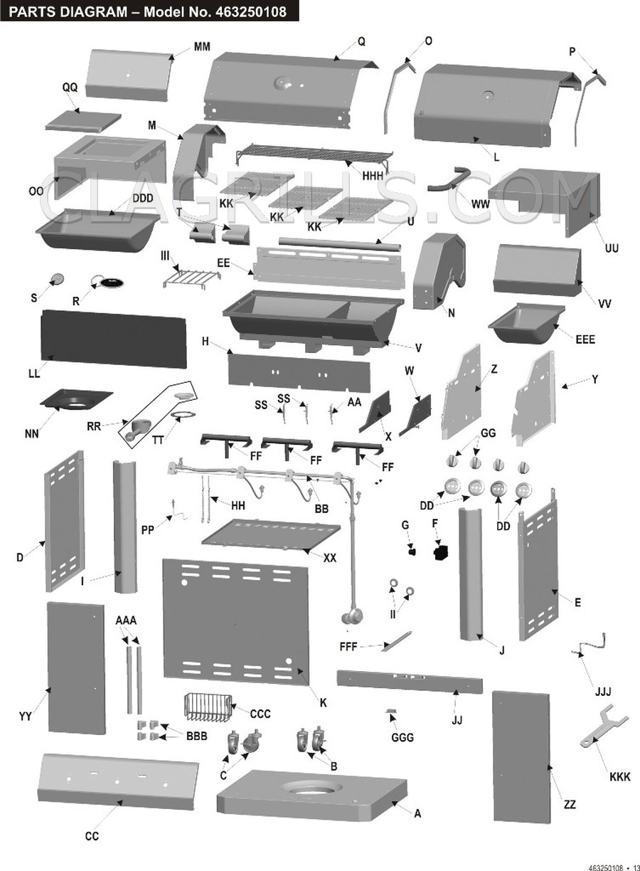 Char broil clearance parts