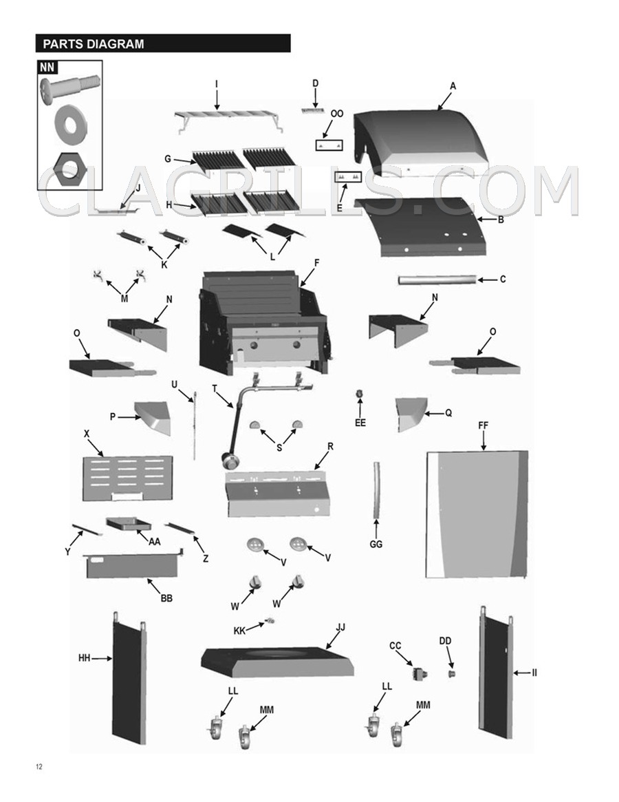 Parts for Charbroil 463270610 Quantum Infrared FREE SHIPPING