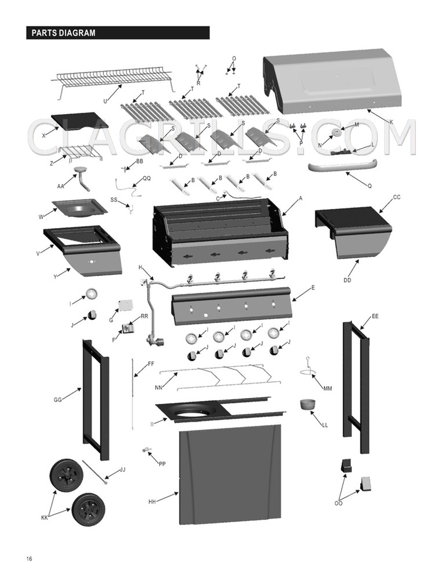 Charbroil 463441311 Parts ship FREE