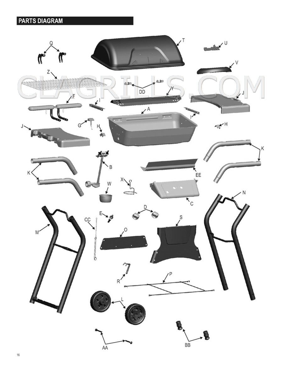 Charbroil 463666511 Parts ship FREE