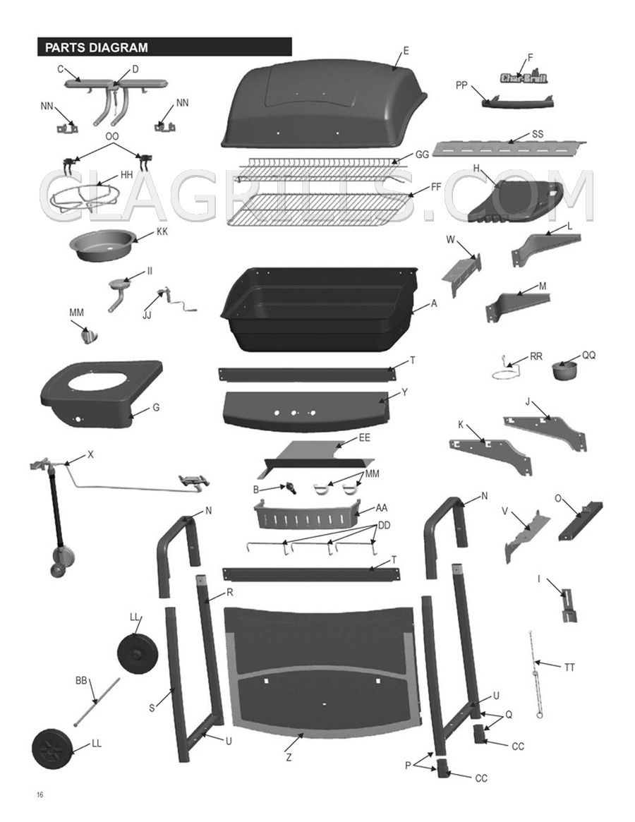 Charbroil 463720109 Parts ship FREE