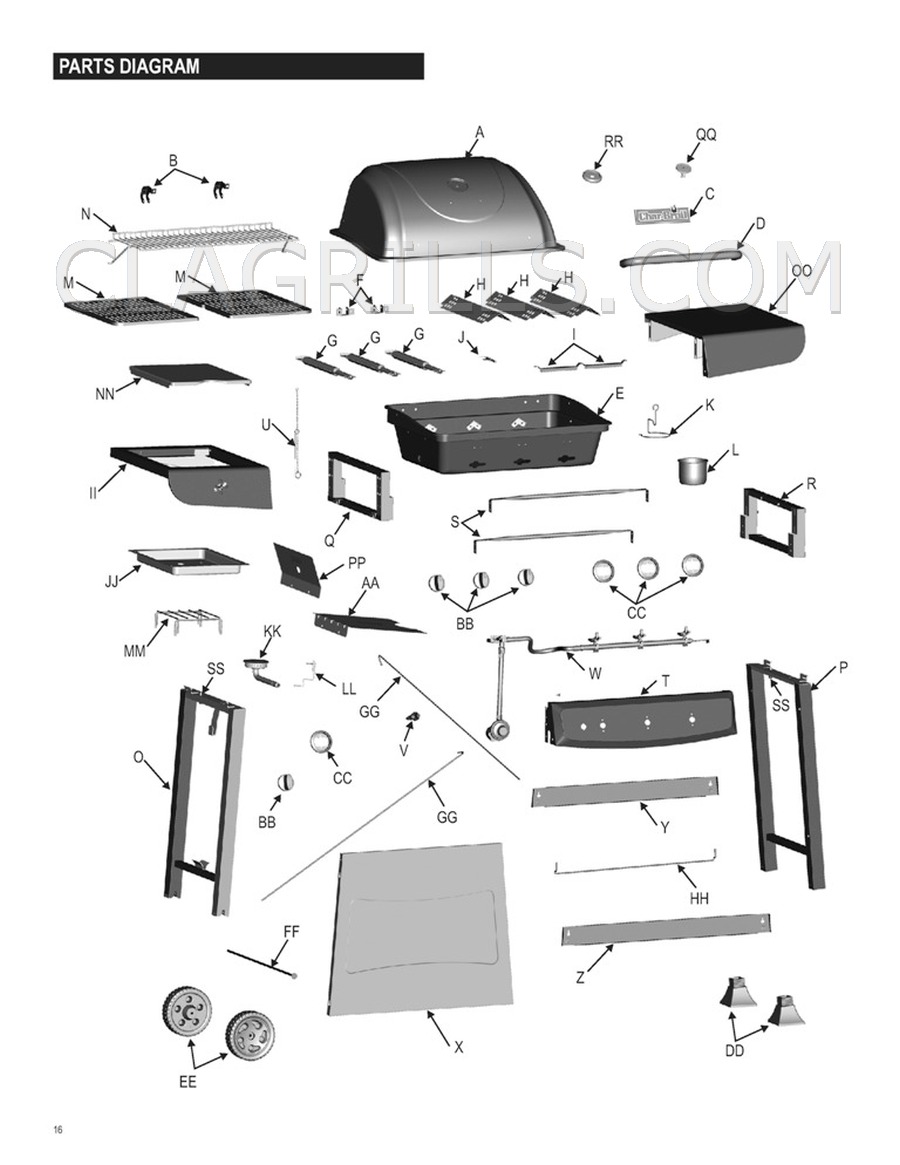 Charbroil 463722312 Classic Parts FREE SHIPPING