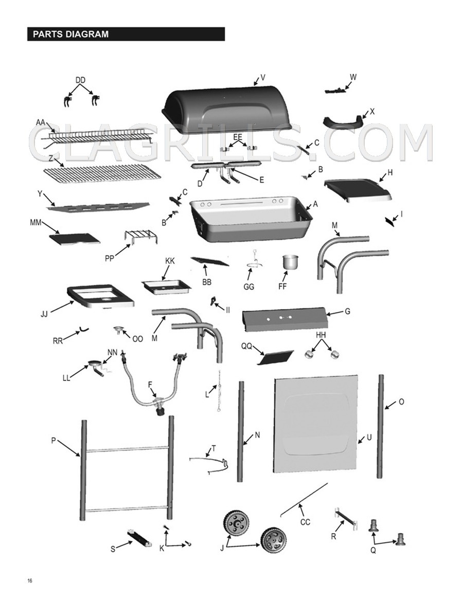 Charbroil 463741911 Parts FREE SHIPPING