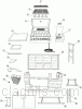 Exploded parts diagram for model: 810-6830-0