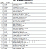 Parts list for model: BGA48-BQRN