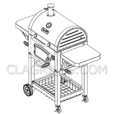 Dyna glo discount charcoal grill parts