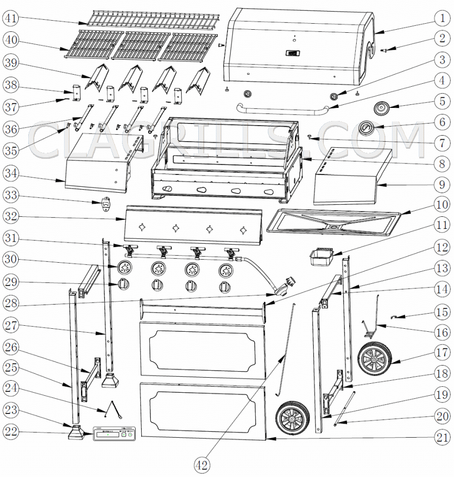 expert grill charcoal pan replacement parts