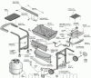 Exploded parts diagram for model: ESD45055-B346 (Optima)