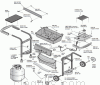 Exploded parts diagram for model: ESD45055-BC301 (Optima)