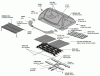 Exploded parts diagram for model: ESD45055-BC303 (Optima)