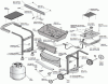 Exploded parts diagram for model: ESD45055-BC305 (Optima)