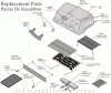 Exploded parts diagram for model: EZA34545-P306