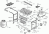 Exploded parts diagram for model: EZD45055-BC407 (Optima)