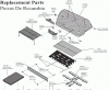 Exploded parts diagram for model: EZT40040-B312