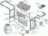 Exploded parts diagram for model: EZT40040-P413