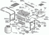 Exploded parts diagram for model: EZT40050-B303 (Advantis)