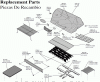 Exploded parts diagram for model: EZT45055-P301