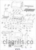 Exploded parts diagram for model: GD4215S