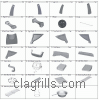 Exploded parts diagram for model: GSF2616