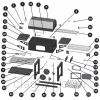 Exploded parts diagram for model: MFJ576DNC