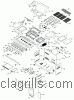 Exploded parts diagram for model: 720-0586A