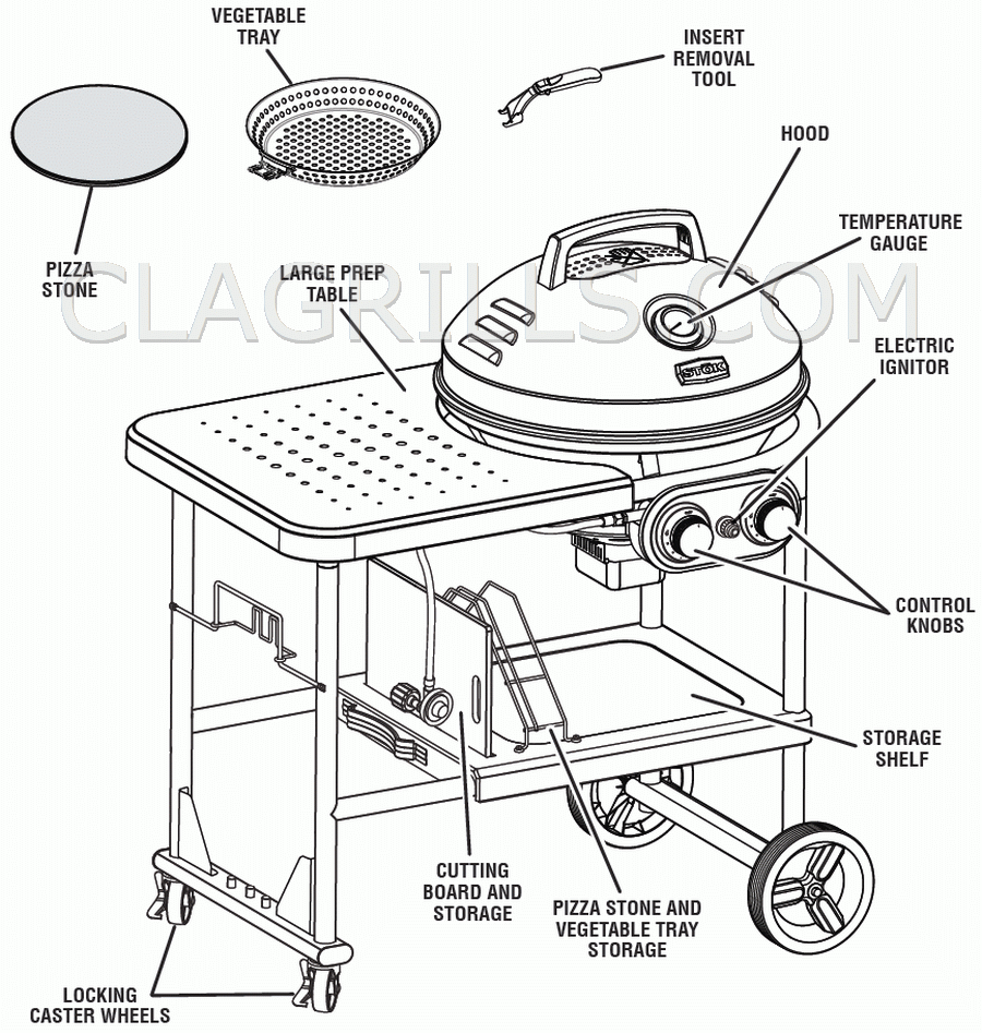 Stok island outlet grill