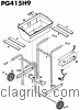 Exploded parts diagram for model: PG415H9